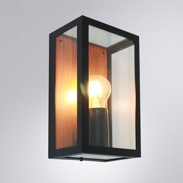 Уличный настенный светильник 1*Е27 A4569AL-1BR коричневый Belfast Arte lamp