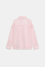 РУБАШКА С КОНТРАСТНОЙ СТРОЧКОЙ — ZARA