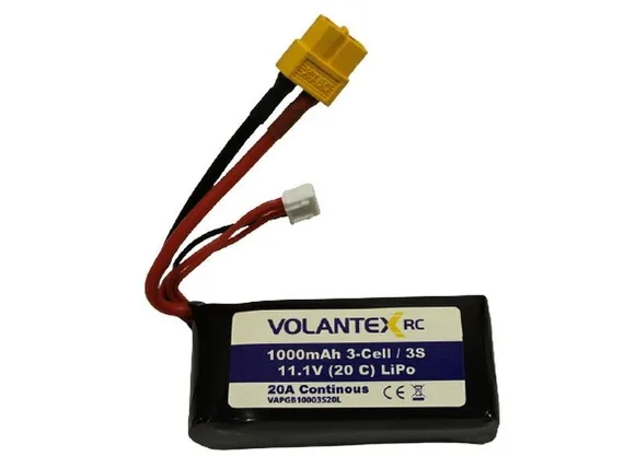 Аккумулятор Li-Po 1000mAh, 11,1V XT60 для катера Volantex RC Vector SR48 PB3109
