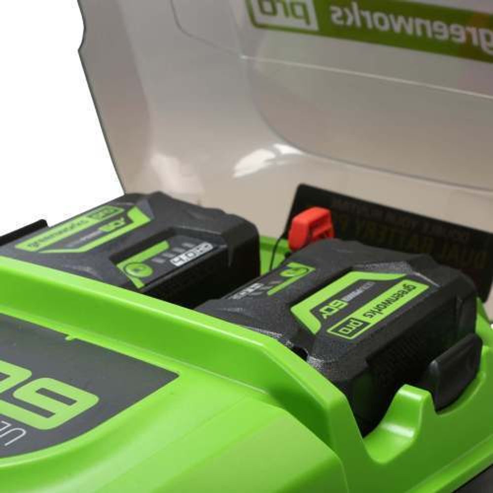 Аккумуляторная самоходная газонокосилка Greenworks GD60LM51SPK5, 60v, 51 см, АКБ 5 А·ч и ЗУ