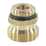 Штуцер переходной латунь 1/2"x3/4" под евроконус для клапана коллекторного Апогей 310011