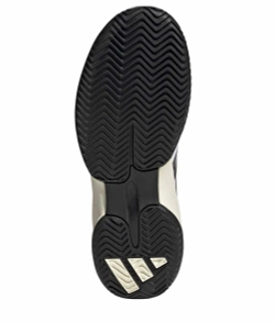 Детские теннисные кроссовки Adidas Barricade K - cloud white/core black/core black