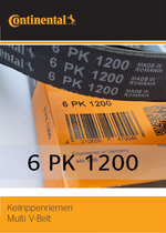 Ремень поликлиновый Continental 6PK1200