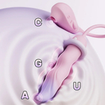 Двусторонний гибкий вибромассажер с вакуумной стимуляцией BeYourLover Ariel Mermaid Dual Stimulator with Suction, Waving Motion & Vibration for G-Spot & Clitoral Stimulation