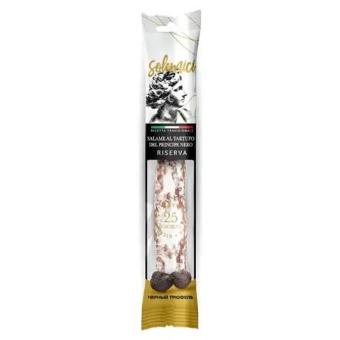Колбаса Salame Tartufo del Princepe Nero Cалями с Трюфелем Черный Принц  110 гр