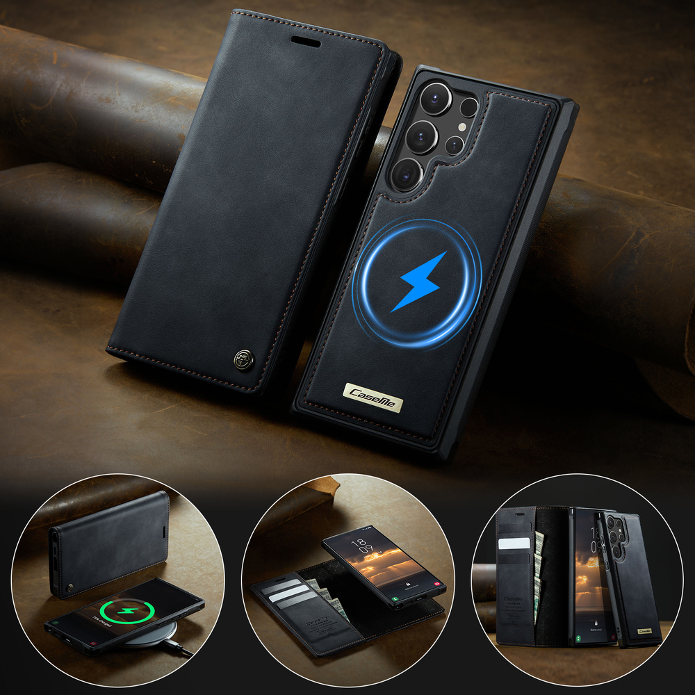 Чехол-кошелек CaseMe 2 in 1 MagSafe Samsung Galaxy S24 Ultra