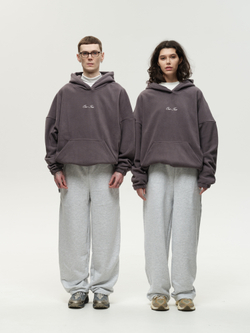 Drawstring Hoodie Grey Excalibur