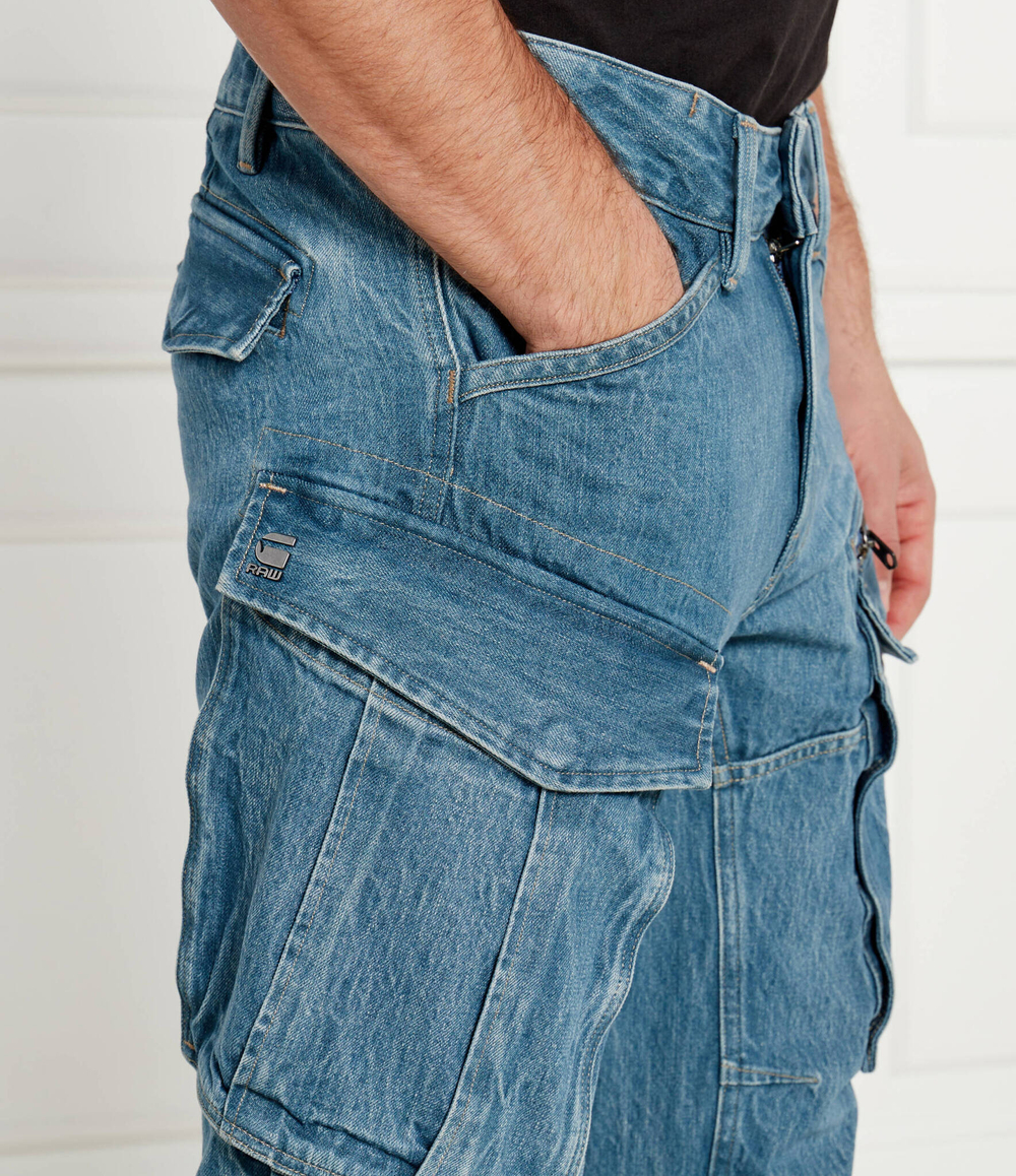Брюки карго G- Star Raw - голубой(D23077 D318)