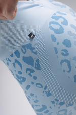 Шорты Push-Up Compression Leopard Shorts PRIMAL 856 Голубые