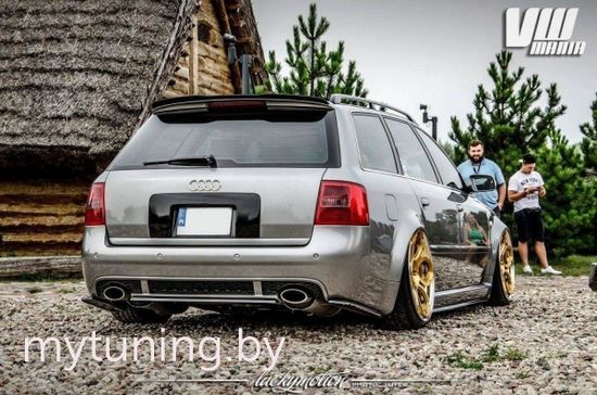 Накладки на бампер задний для AUDI RS6 C5 Avant (02-04)