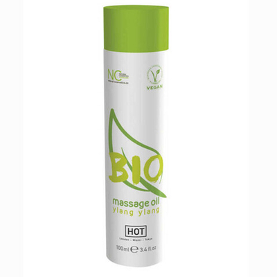 Массажное масло HOT BIO Massage oil ylang ylang , ароматом иланг иланга ( 100 мл )