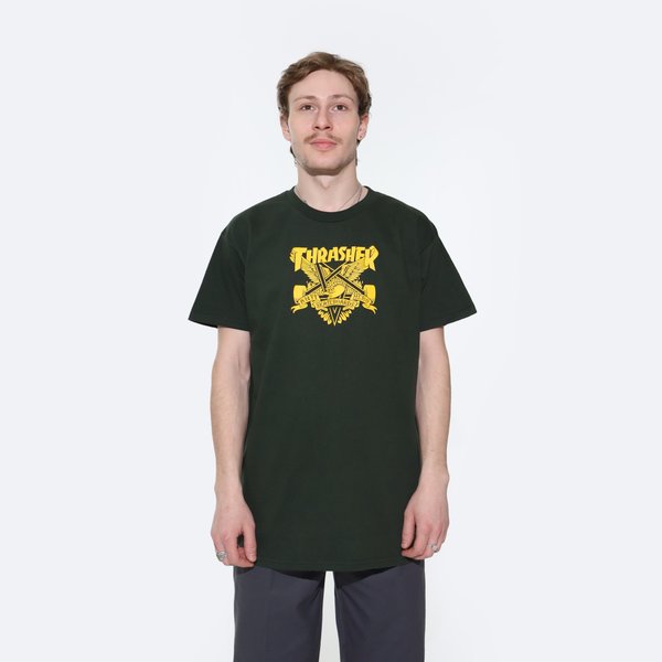 Футболка Thrasher Eaglegram T-Shirt (forest green) артикул: - купить в магазине Дайс