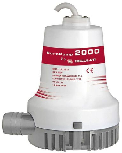Погружная трюмная помпа Europump II (2000 GPH), 12В (10270155 )
