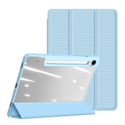 Чехол книжка синего цвета для планшета Samsung Tab S10 Lite, Tab S10 FE, Tab S9, Tab S9 FE, серия Toby Series Case от Dux Ducis