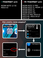 Стильный чехол-книжка из кожи для XIAOMI REDMI NOTE 12 5G/ POCO X5 (не PRO!) с отделом для наличных, 3 слотами для карт и подставкой