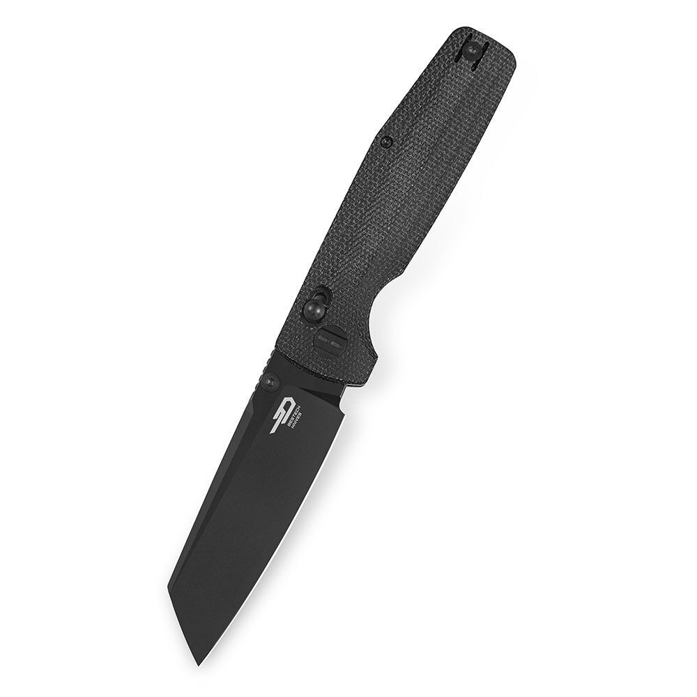 Нож туристический Bestech Slasher сталь D2, рукоять Микарта зеленая