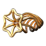 Анальная металлическая втулка Lockink Pinecone Hollow Spiral Medium