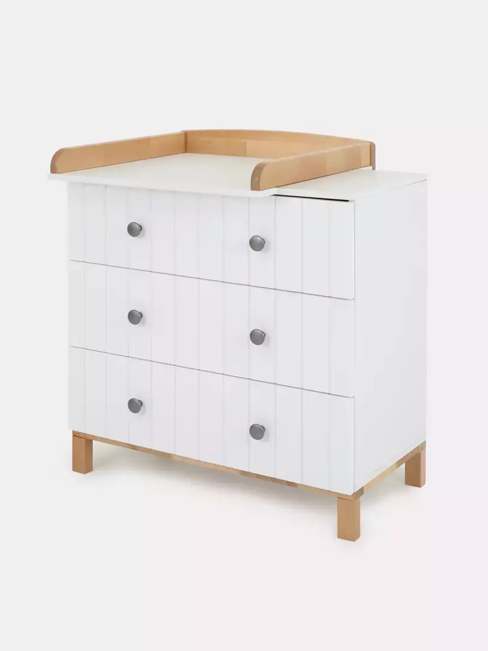 Комод RANT "BAMBOO" 84см 3 ящ. (арт.112) Cloud White Коллекция White