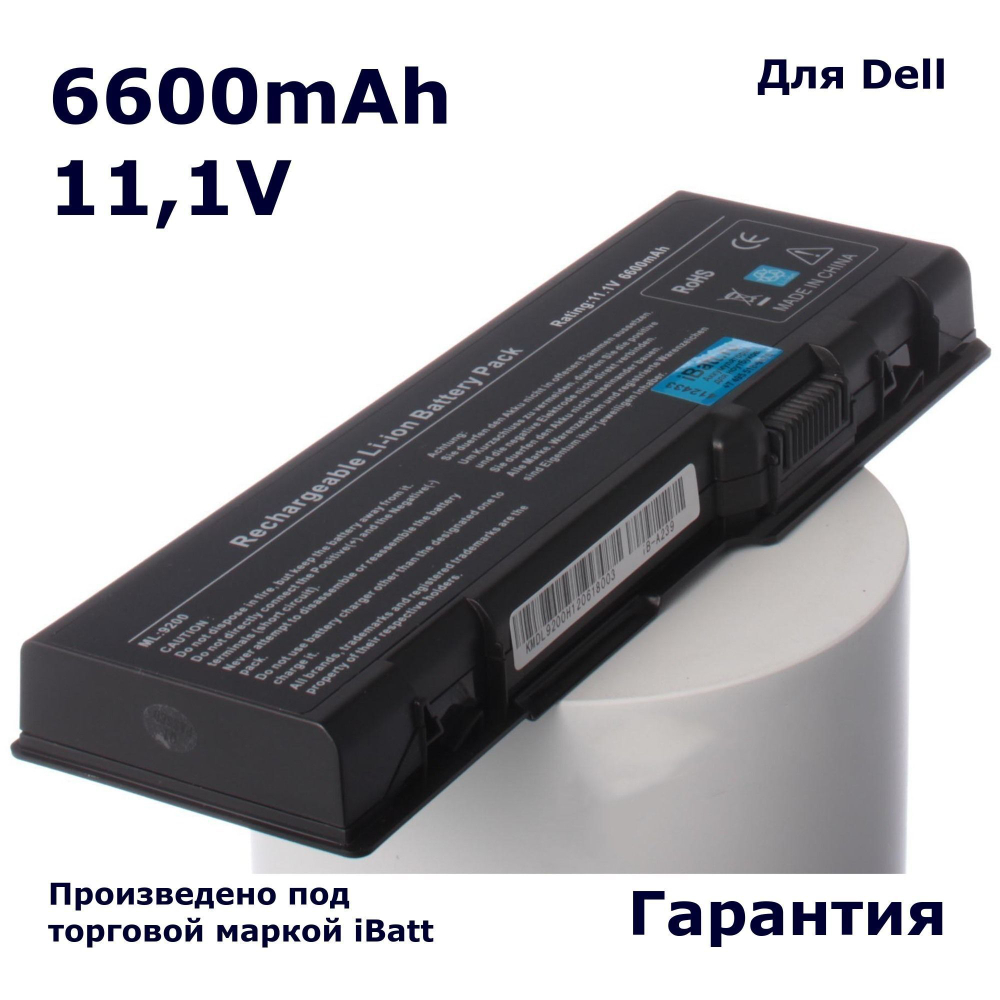 Аккумулятор iBatt 6600mAh, для D5318 G5260 F5132 U4873 C5974 B-5022 C5447 312-0349 G5266