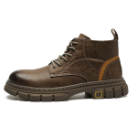 SOBB Work Boots Men"s Mid top Coffee/Black