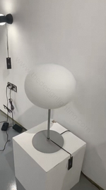 Table design lamp Glo Ball T1/T2 by Flos (Silver)