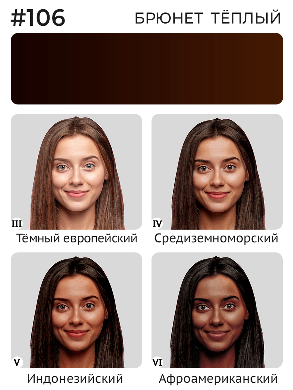 Пигмент Ne Pigment Тёплый Брюнет #106, 15 мл.