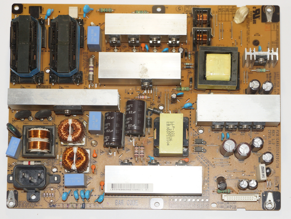 Блок питания EAX61124201/16 rev1.3 3PAGC10011A-R телевизора LG