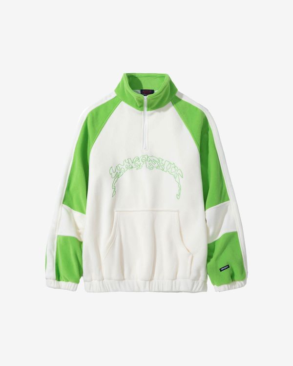 Толстовка Turbo fleece лаймовый / белый - фото 1