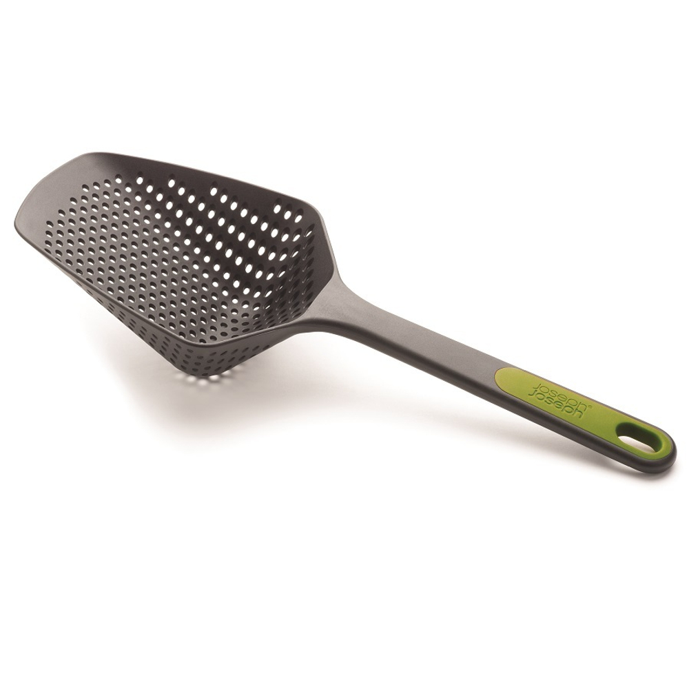 Ложка-дуршлаг scoop plus™, 34 см, серая