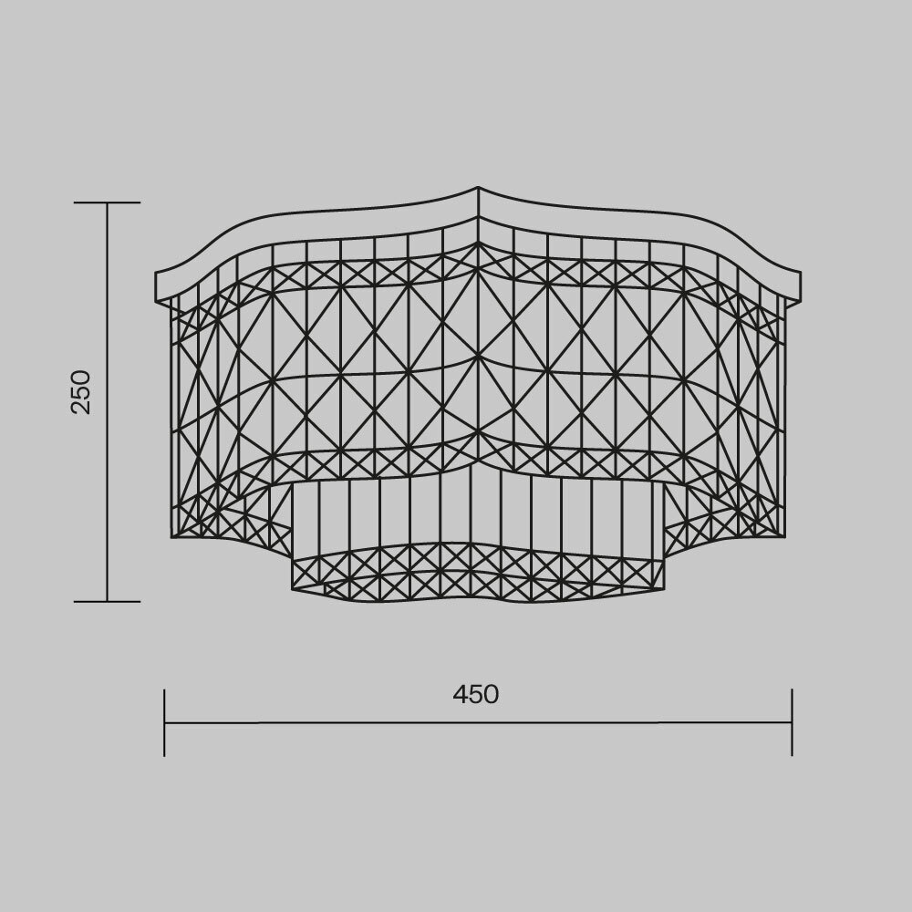 Потолочная люстра Maytoni Dune DIA005CL-06CH