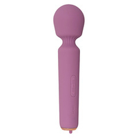 Сиреневый интерактивный мини вибратор-wand 14см Svakom Mini Emma Neo Interactive Compact Wand Vibrator SA299C