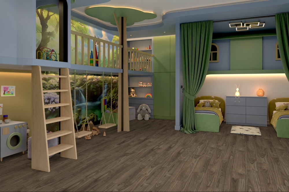 SPC ламинат Damy Floor Орех Американский/American Walnut