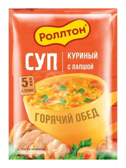 Грибной крем-суп, Куриный с лапшой 21 г * 2 шт