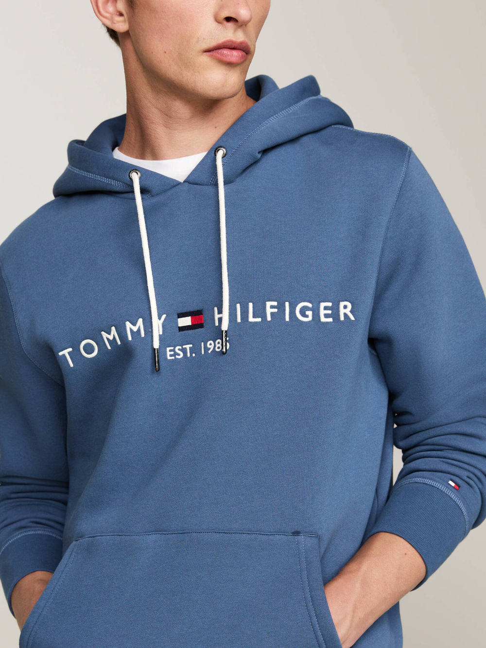 Худи Tommy Hilfiger - голубой(MW0MW11599)