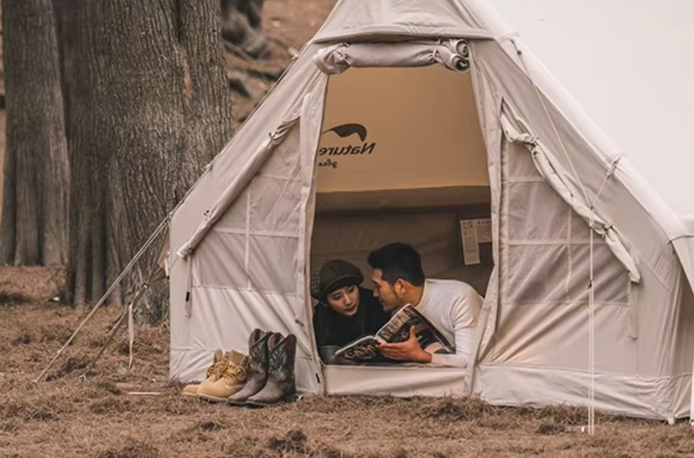 Палатка Naturehike надувная Extend Air 6,3 , цвет песочный