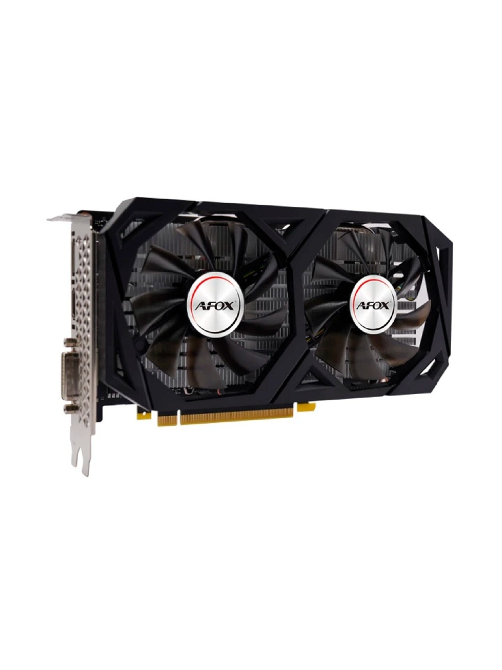 Видеокарта AFOX GTX1660TI 6Gb 192bit GDDR6 DP/DVI/HDMI  ATX Dual Fan (AF1660TI-6144D6H7-V4) RTL