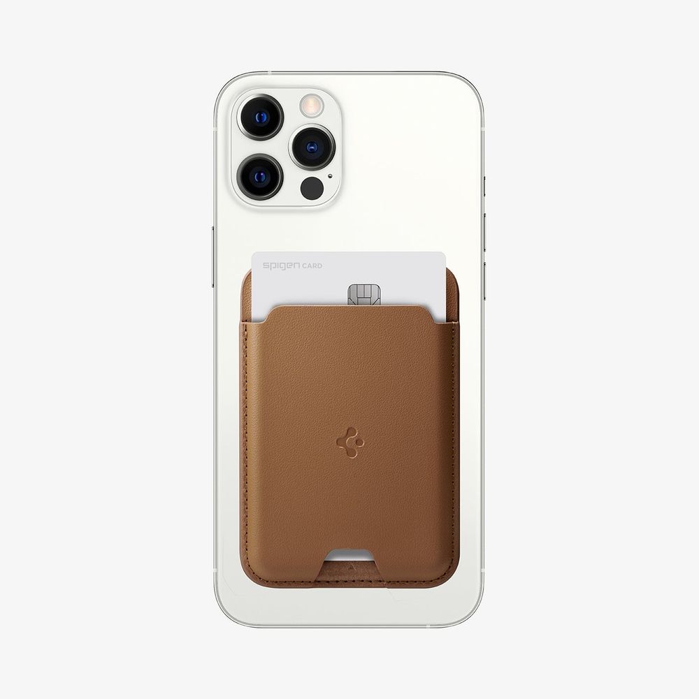 Картхолдер Spigen Valentinus MagSafe универсальный Brown