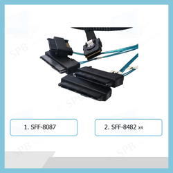 Кабель Mini SAS SFF-8087 - 4xSFF-8482 1.0м (без кабеля питания)