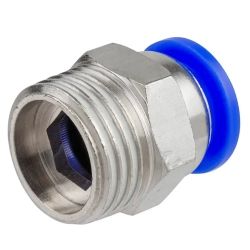 Фитинг для пластиковых трубок 12мм с наружной резьбой 1/2'' Forsage F-SPC12-04