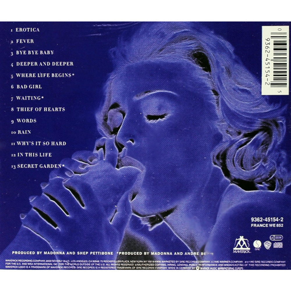 Madonna / Erotica (CD)
