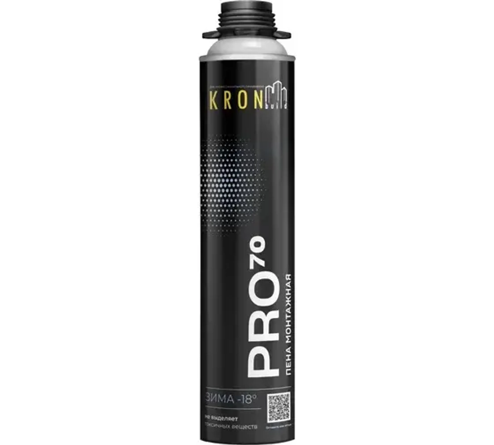 Проффесиональная монтажная пена "KRONbuild" зима Pro 70