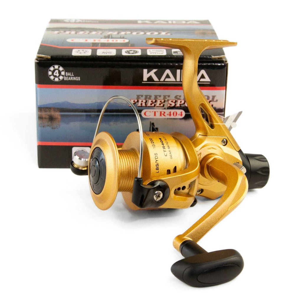 Безынерционная катушка 4000 Kaida CTR 404 (4BB, пласт. шпуля)