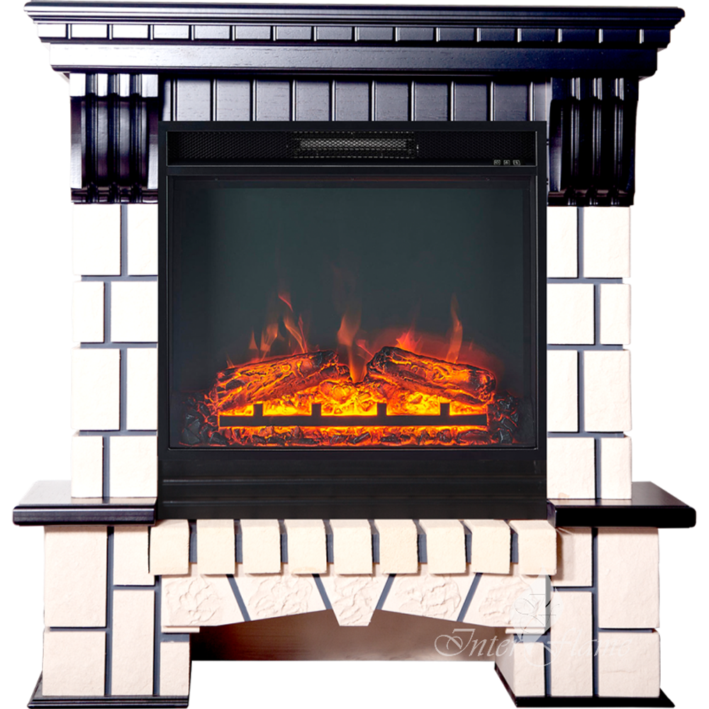 Каминокомплект Inter Flame Экстер М с очагом Foton 23 Каминокомплект Inter Flame Экстер М с очагом Foton 23