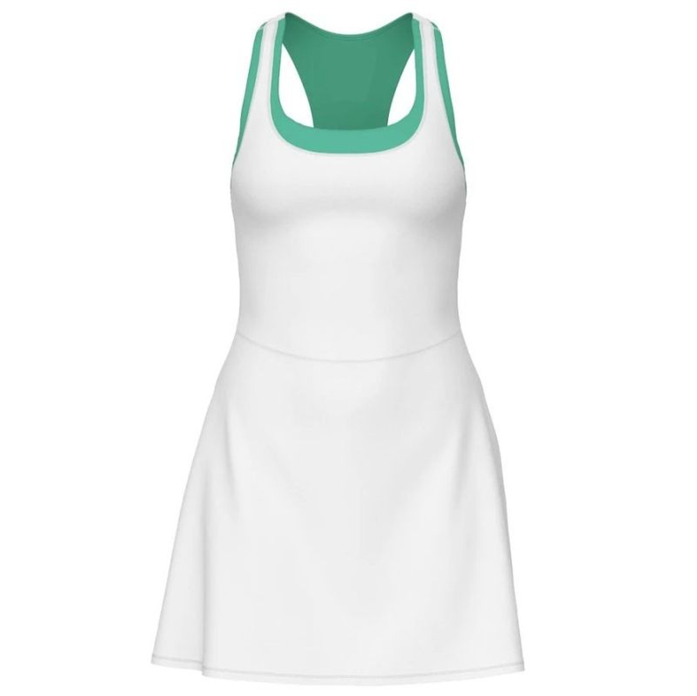Женское теннисное платье New Balance Tournament - white/mint