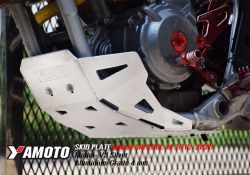 Skid Plate for Honda CRF250L-M (2012-2020). Aluminium, 4mm. V3.4 Red