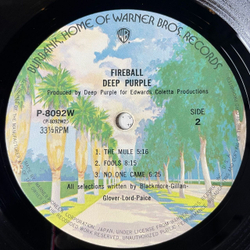 Винтажная виниловая пластинка LP Deep Purple Fireball (Japan 1974) (No Obi) Strange Kind Of Woman