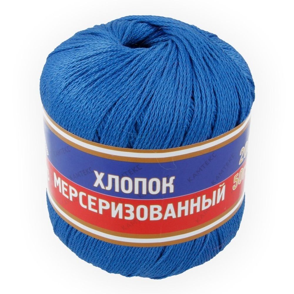 Пряжа Камтекс Хлопок мерсеризованный / уп.10 мот. по 50 г, 200 м, цв.022 джинса Пряжа Камтекс Хлопок мерсеризованный / уп.10 мот. по 50 г, 200 м, цв.022 джинса