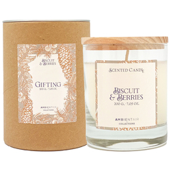 Свеча ароматическая Ambientair Gifting Печенье и ягоды 40ч