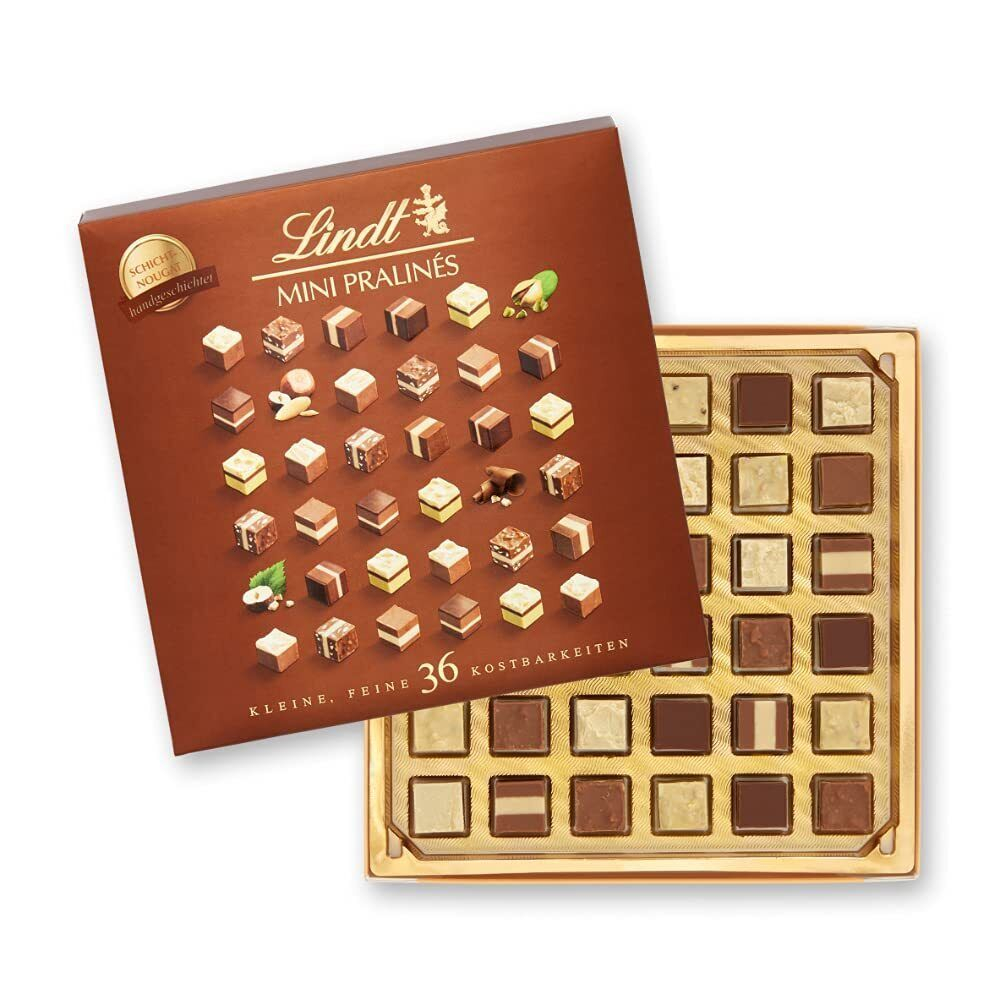 Конфеты-нуга Lindt MINI PRALINS Nougat ассорти 165 г (из Финляндии)