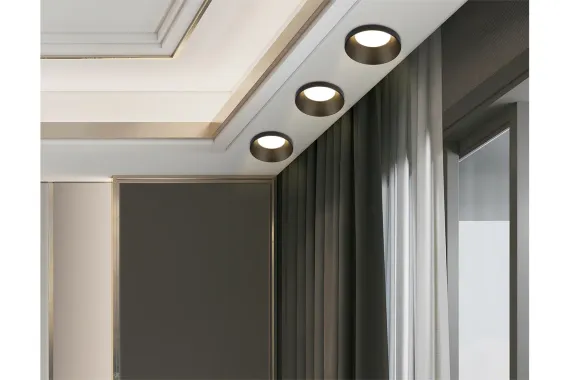 Светильник точечный Ambrella TN102802 MR16 черный 42401